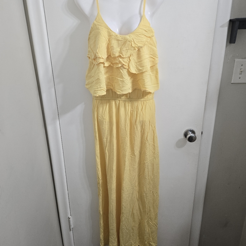33) Yellow Maxi Dress